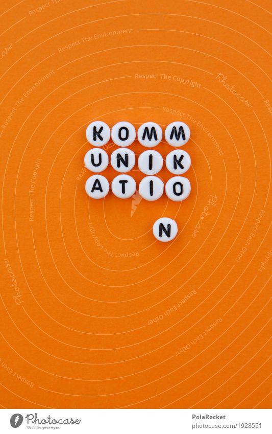 #AS# Communication Art Communicate Telecommunications To talk Means of communication Language Text Typography Home-made Oral Orange Design Colour photo
