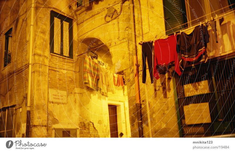 Absolutely Italy Laundry Window Wall (building) Night Europe