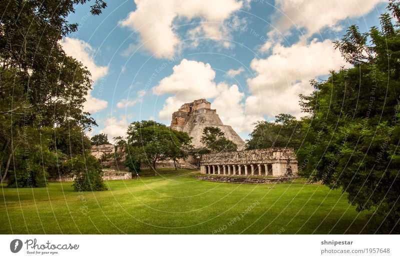 Uxmal, Mexico Vacation & Travel Tourism Trip Far-off places Sightseeing Expedition Camping Summer Ocean Island Hiking Culture Nature Landscape Grass Yucatan