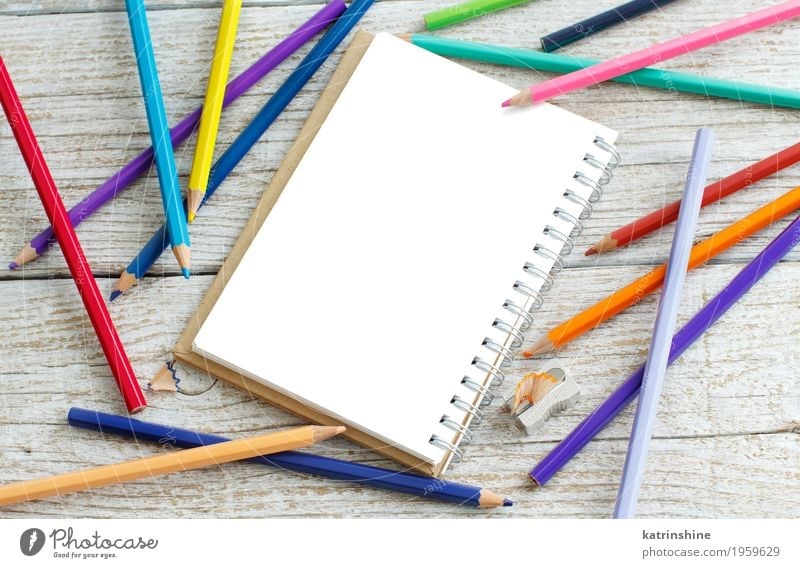 Drawing-pad and color pensils - a Royalty Free Stock Photo from Photocase