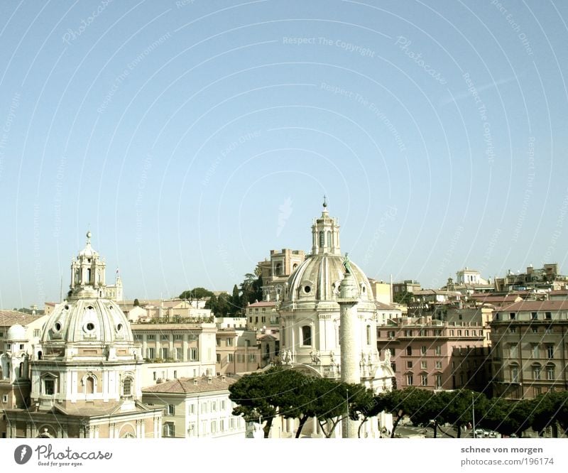 scenery Rome Italy Capital city Downtown Old town Skyline House (Residential Structure) Church Manmade structures Building Architecture Facade