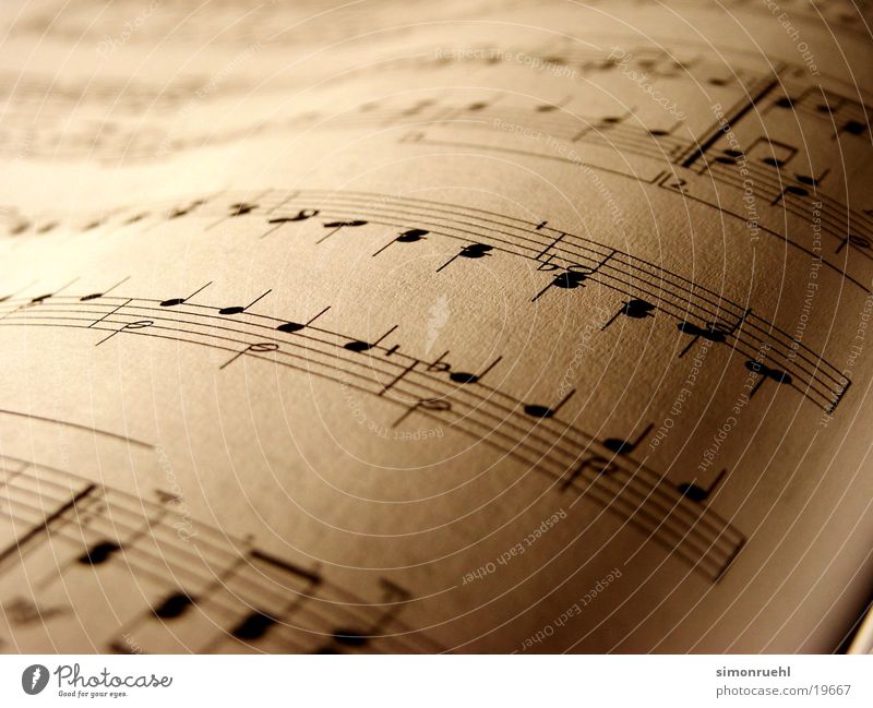 sheet of music Sheet music Leisure and hobbies Music Musical notes score Macro (Extreme close-up)