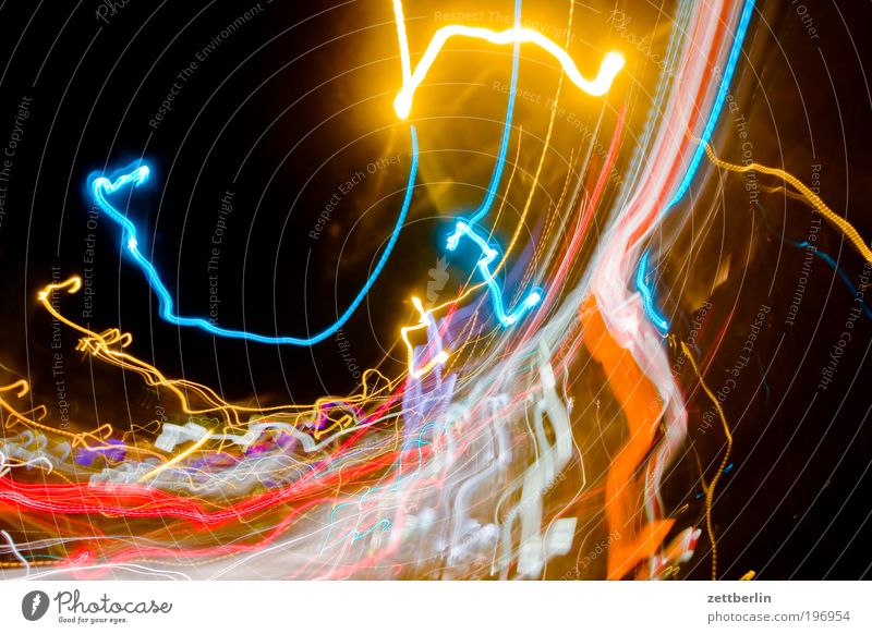 Rotate 1 Light Tracer path Chaos Multicoloured city lights Speed Rotation Swirl Impaired consciousness Floodlight Car headlights Stagger Constant light