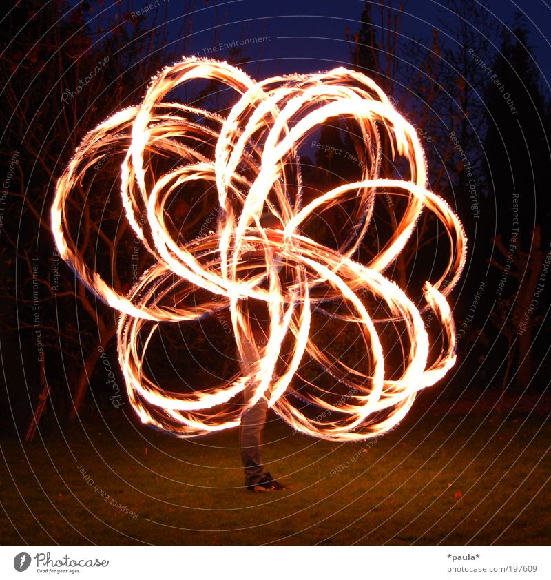 firecracker Leisure and hobbies 1 Human being Art Elements Fire Sign Movement Illuminate Esthetic Exceptional Dark Large Hot Speed Joie de vivre (Vitality)