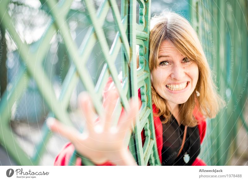 Lattice Portrait III Tourism Trip Sightseeing City trip Feminine Young woman Youth (Young adults) Woman Adults Couple Life 1 Human being 18 - 30 years