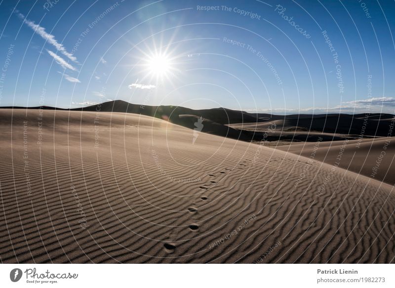 Great Sand Dunes National Park, Colorado, USA Contentment Senses Relaxation Calm Meditation Vacation & Travel Trip Adventure Hiking Nature Sky Sun Sunrise