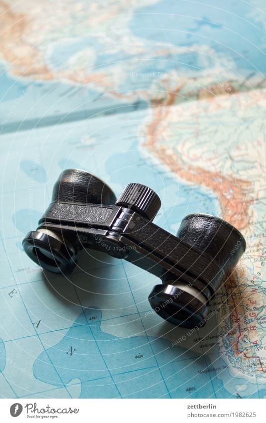 world tour Observe Globe Expedition Binoculars Globalization Map Continents Adult Education Atlas Landscape Opera glasses Vacation & Travel Travel photography