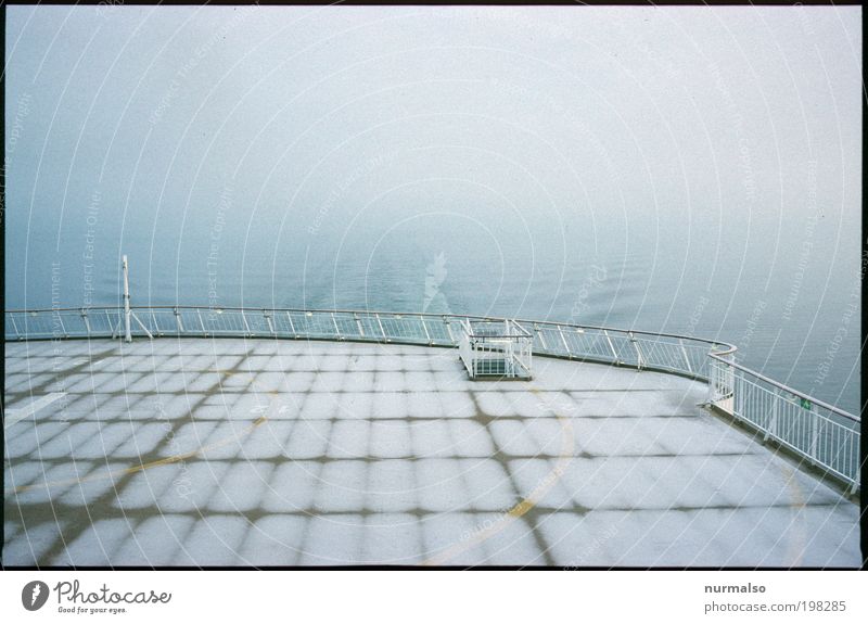 Frost on deck Sporting Complex Logistics Art Environment Landscape Climate Fog Ice Ocean Navigation Cruise Passenger ship Container ship Ferry Helicopter