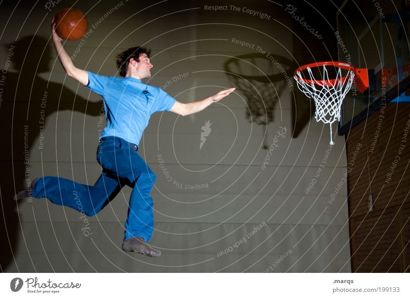 slam Life Leisure and hobbies Sports Fitness Sports Training Ball sports Sportsperson Basketball Basketball basket Sporting Complex Masculine