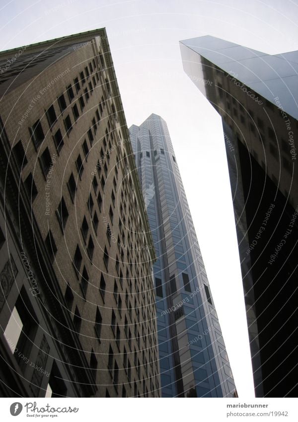 san_francisco_04 San Francisco Town High-rise Office building Window Facade Concrete USA Glass High-rise facade Glas facade Upward Vertical Skyward