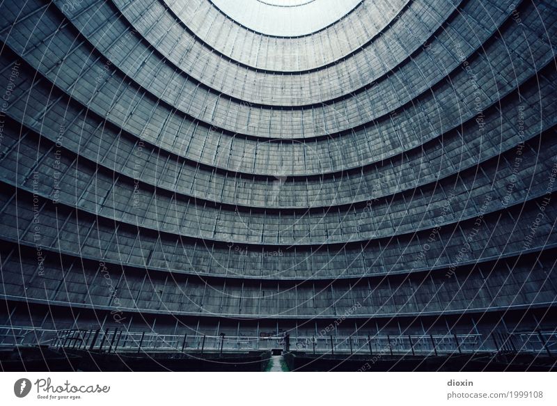 inside the cooling tower [10] Energy industry Nuclear Power Plant Coal power station Industry Deserted Tower Manmade structures Building Architecture