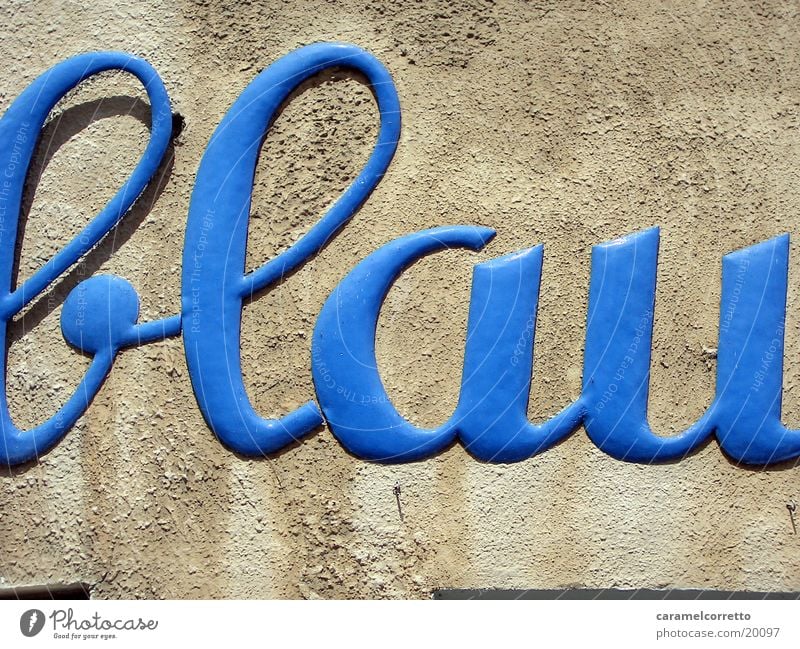 blue wall letters