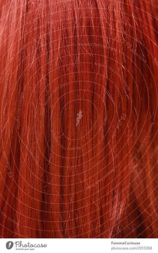 Hair structure (02) Red-haired Long-haired Curl Beautiful Hair and hairstyles Hair Stylist Colour Colouring Henna red Fiery Smooth hair Hair structures