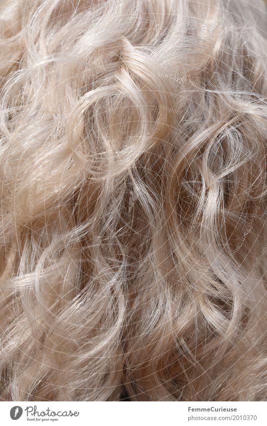 Hair structure (01) Hair and hairstyles Blonde Gray-haired White-haired Long-haired Curl Hip & trendy Curly Colour Natural Soft Hair Stylist Hair structures