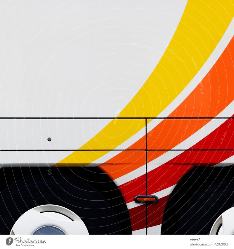 turbo Vehicle Bus Metal Line Stripe Large Modern New Positive Cliche White Power Design Mobility Services Rainbow Wheel Tire Colour photo Multicoloured