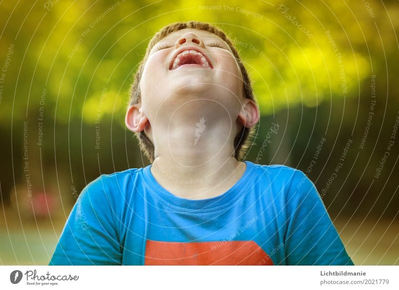 laugh Joy Children's room Human being Masculine Boy (child) Brother Infancy Life Teeth 1 8 - 13 years Nature Summer Laughter Blonde Happiness Happy Infinity