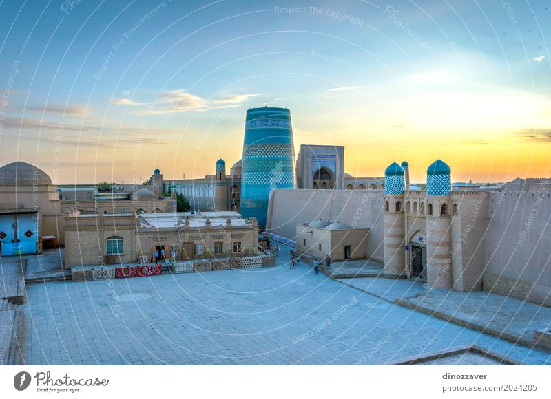 Khiva old town, Uzbekistan Style Design Tourism Decoration Art Town Old town Architecture Ornament Large Colour Religion and faith Tradition Islam Moslem