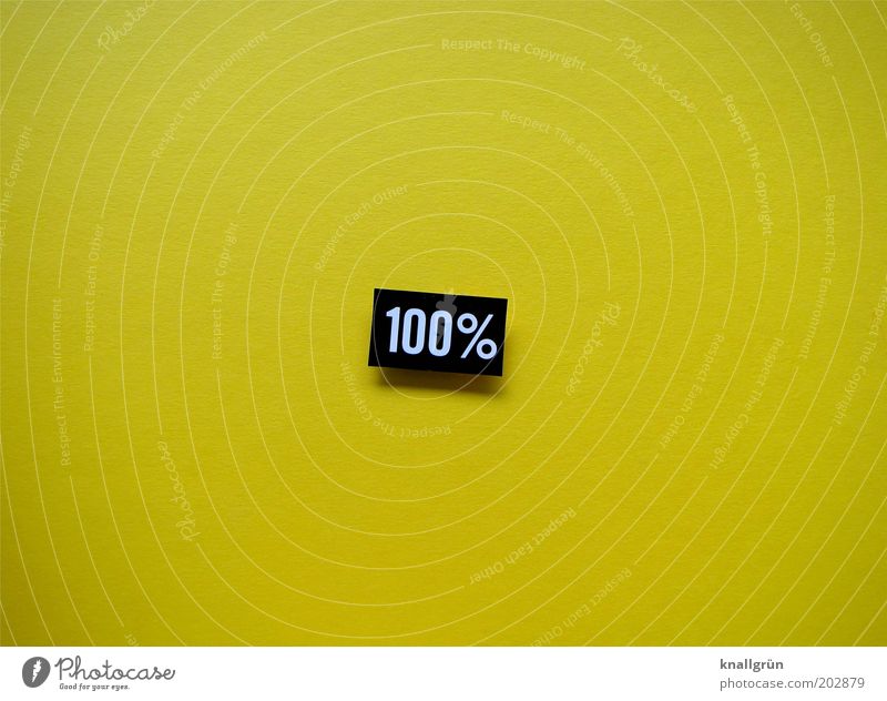 100% Sign Characters Digits and numbers Percent sign Dependability Conscientiously Accuracy Precision Pure hundred percent Colour photo Studio shot Close-up