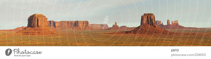 Monument Valley Vacation & Travel Far-off places Freedom Nature Landscape Desert USA Sandstone Arizona Utah Orange Americas Colour photo Exterior shot Deserted