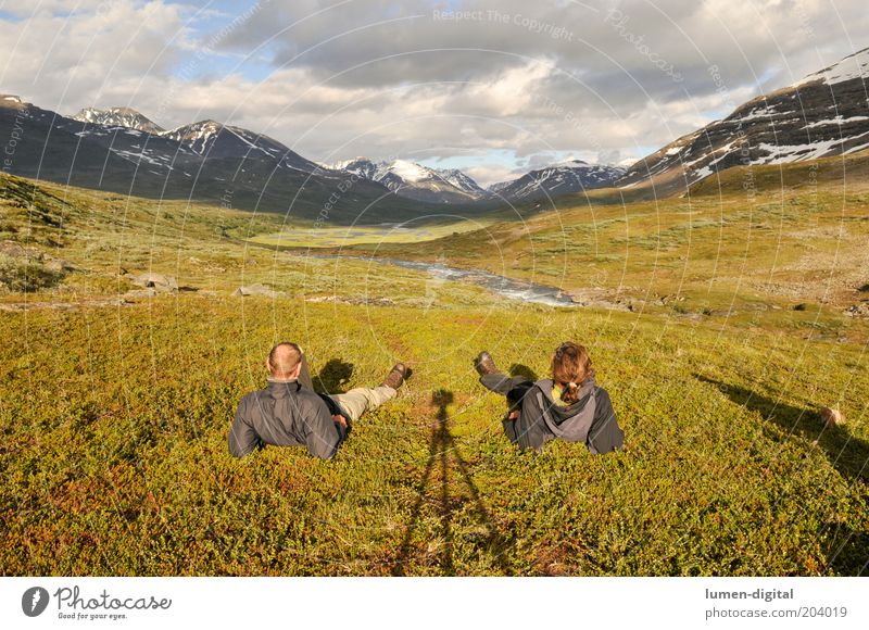 rest Freedom Mountain Hiking Man Adults Landscape Water Glacier River Contentment Uniqueness The Arctic Sarek Swede trekking Nordic Calm Relaxation Nature