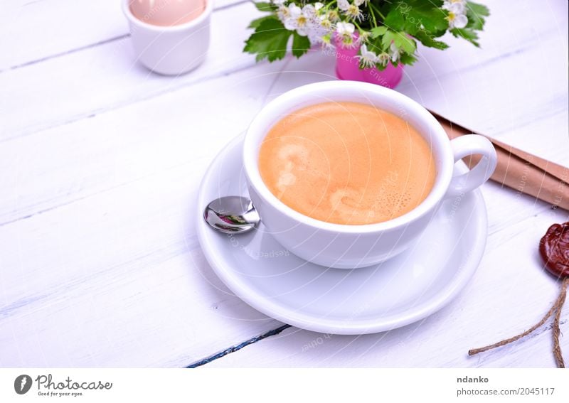 Cup With Coffee Breakfast A Royalty Free Stock Photo From Photocase