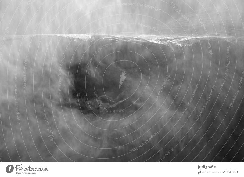 Iceland Environment Nature Landscape Elements Water Mountain Canyon Waterfall Wet Natural Moody Power dettifoss White crest Fog Black & white photo