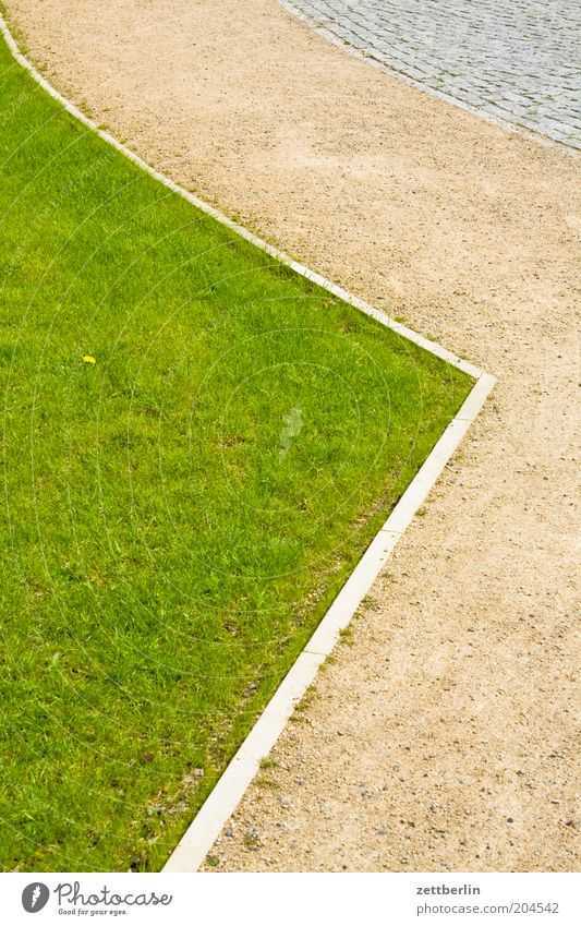 Lawn, path, road Grass Front garden racy Lanes & trails Sidewalk Gravel path Sandy path Footpath To go for a walk Street cobblestone road Cobblestones Deserted