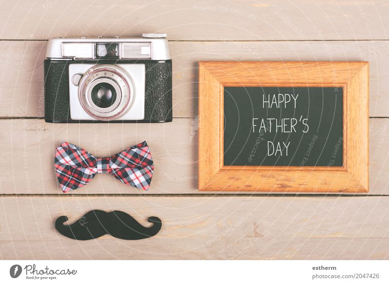 Happy father`s day. Lifestyle Design Joy Feasts & Celebrations Camera Human being Parents Adults Father Tie Emotions Love Relationship "accessory advertisement