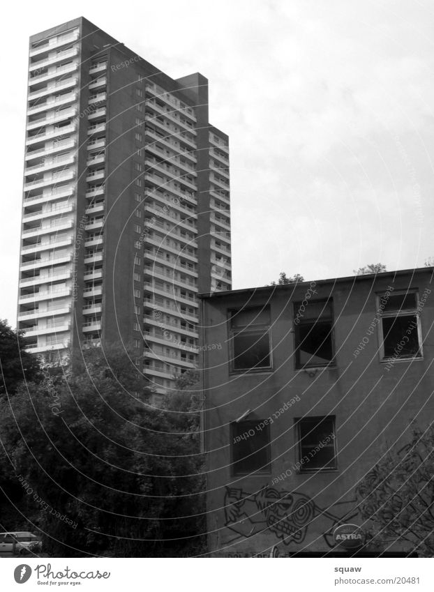 dreary High-rise Dark Architecture harbour sound Town