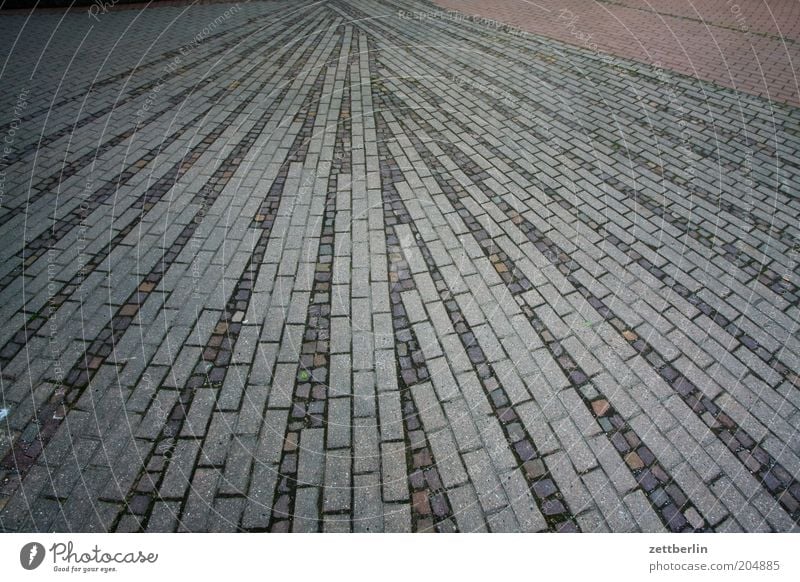 sidewalk Sidewalk Floor covering Ground Stone Colour Guide diversified rays Center point Geometry Deserted Structures and shapes Arrangement Seam