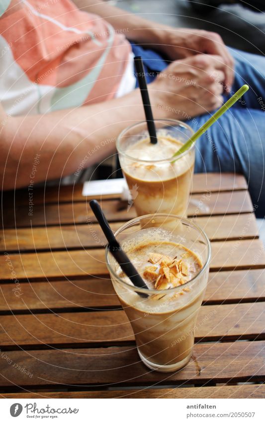 coconut coffee Dessert Ice cream Candy Nutrition Beverage Drinking Cold drink Coffee Iced coffee Glass Straw Spoon Vacation & Travel Tourism Trip Sightseeing