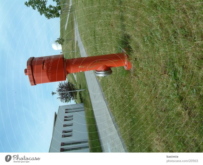 water hydrant Meadow Fire hydrant Red Leisure and hobbies Water