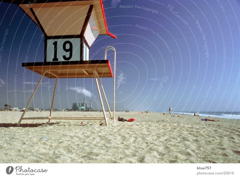 Nineteen 19 Beach California Industrial Photography Sky Architecture Digits and numbers Water Sand Blue