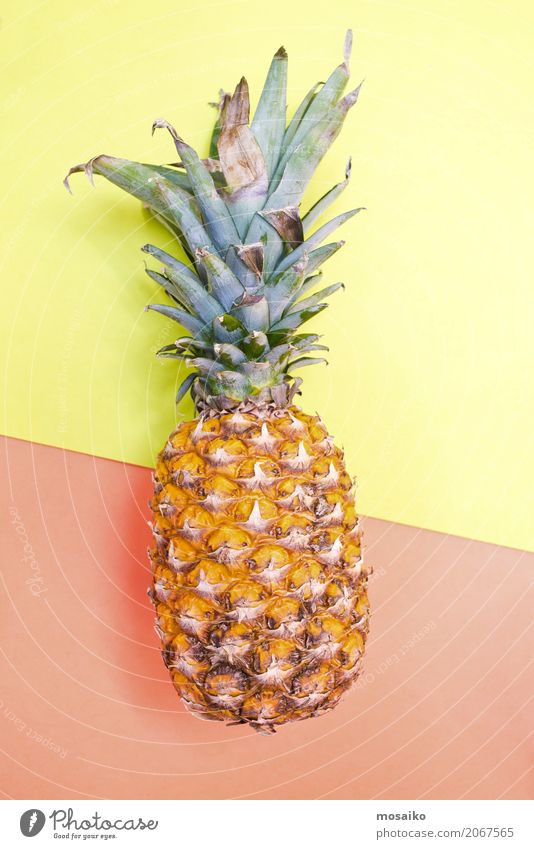 pineapple Fruit Banquet Cold drink Juice Lifestyle Style Design Exotic Joy Summer Summer vacation Esthetic Inspiration Kitsch Trade Creativity Culture Art