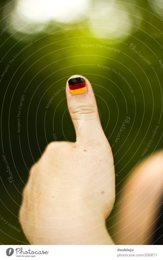 germany thumbs World Cup UEFA European Championship Thumb Black Red Yellow Gold Fan Hand Green Positive gain Success Colour Nationalities and ethnicity Hope