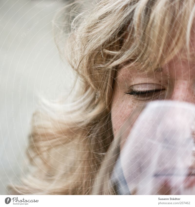 Pleasure. Beverage Drinking Alcoholic drinks Wine Hair and hairstyles Long-haired Curl Elegant Wine tasting wine tasting session Redwine glass Wine glass