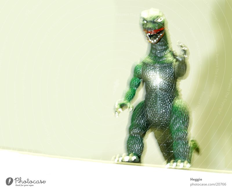 Godzilla Film star Monster Things green animal Blur