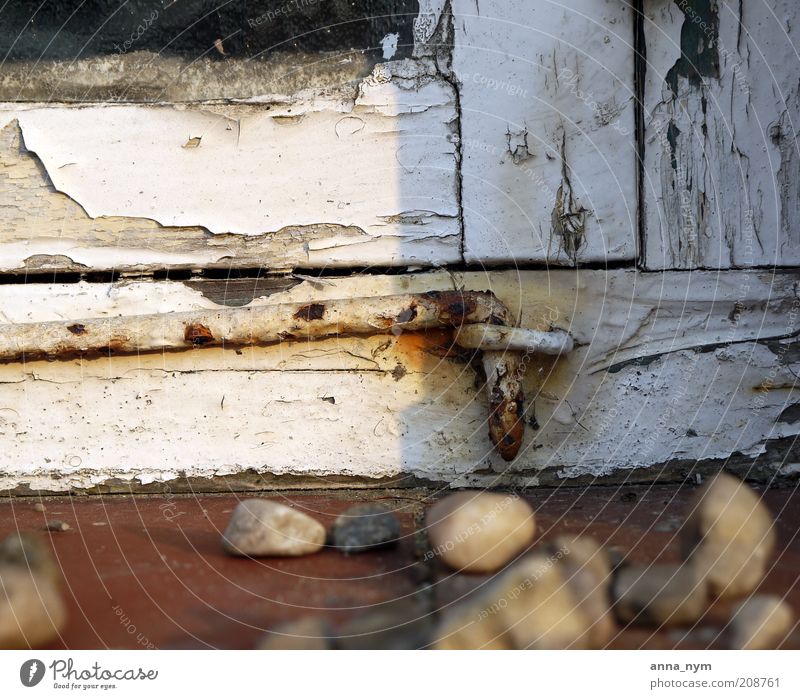 The hook House (Residential Structure) Window Stone Wood Glass Old Broken Brown Gold White Poverty Loneliness Nostalgia Thrifty Decline Past Transience