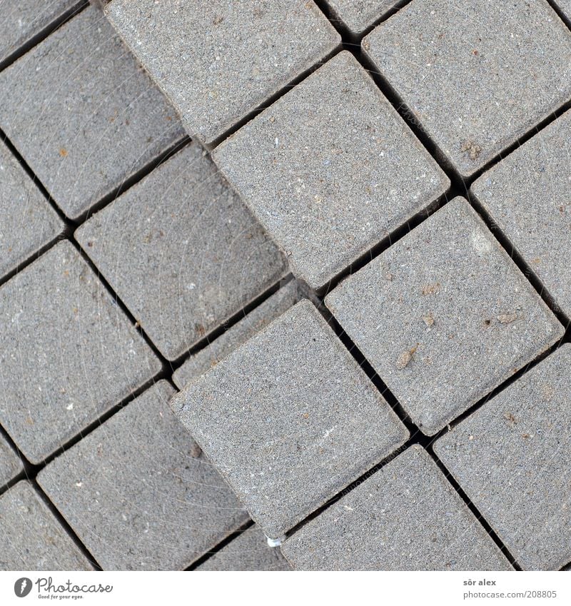 cube Paving stone Pave Stone Sharp-edged Gray Symmetry Geometry Cube hexahedron Structures and shapes Stack tidied Seam Rectangle Build Material Arrangement