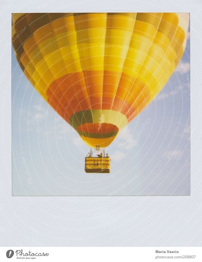 Up, up and away Tourism Freedom Summer Human being Group Air Beautiful weather Wind Aircraft Hot Air Balloon Movement Driving Flying Looking Far-off places Tall