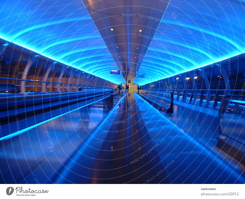minutes in manchester Manchester England Escalator Europe manchester airport stylish blue blue light