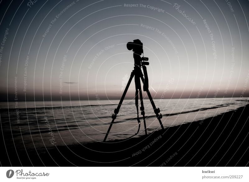 and it never gets boring. Camera Nature Landscape Sand Air Water Sky Horizon Sunrise Sunset Summer Waves Coast Beach Baltic Sea Ocean Tripod Observe Relaxation