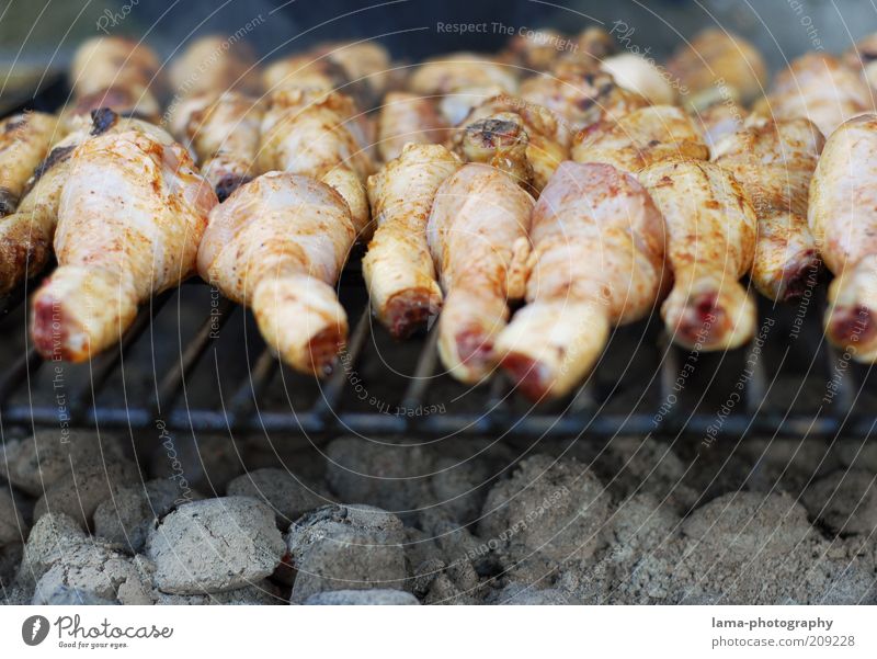 some chicken?! Chicken Poultry chicken wings Nutrition Barbecue (event) Summer Barbecue (apparatus) Delicious chicken thighs chicken mallet Colour photo