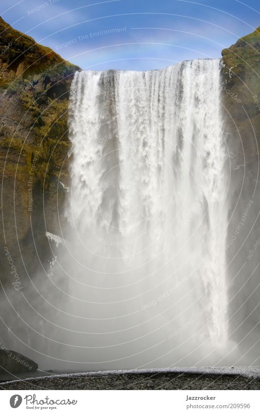 Skogarfoss Iceland Vacation & Travel Tourism Far-off places Sightseeing Expedition Winter Winter vacation Environment Nature Landscape Water Weather