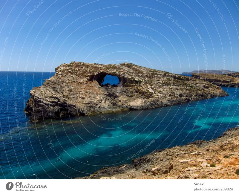 Beautiful Mediterranean coastal summer landscape - a Royalty Free