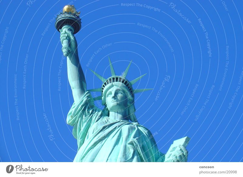 Liberty Enlightening the World Symbols and metaphors New World New York City North America statue of liberty Freedom USA