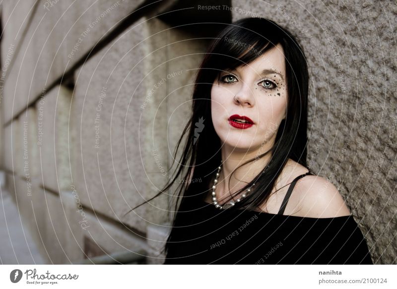 Beautiful gothic woman - a Royalty Free Stock Photo from Photocase