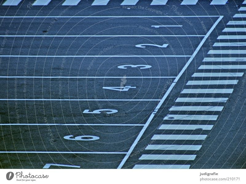 Faroe Islands Sign Characters Digits and numbers Signs and labeling Arrangement Line Geometry Numbers 1 2 3 4 5 6 7 Zebra crossing Asphalt Colour photo