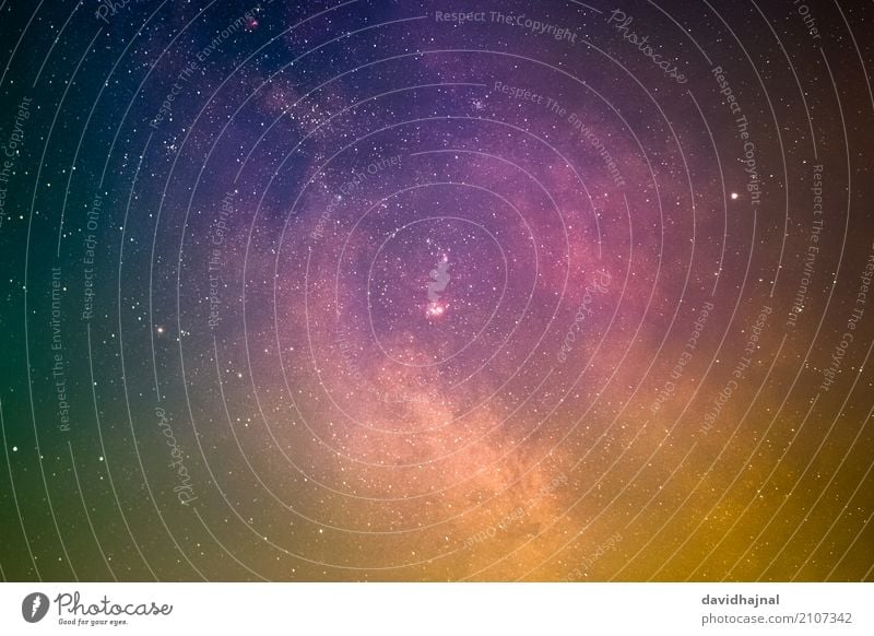 Galactic Center Far-off places Expedition Summer Science & Research Astronautics Astronomy Art Nature Elements Sky Night sky Stars Milky way Galaxy Saturn