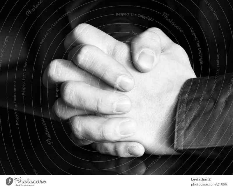 hands Hand Prayer Folded Man